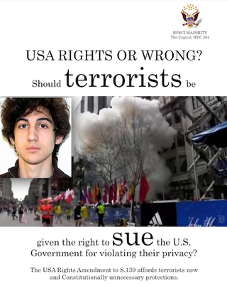 A flier circulated by the House Intelligence Committee’s majority office.